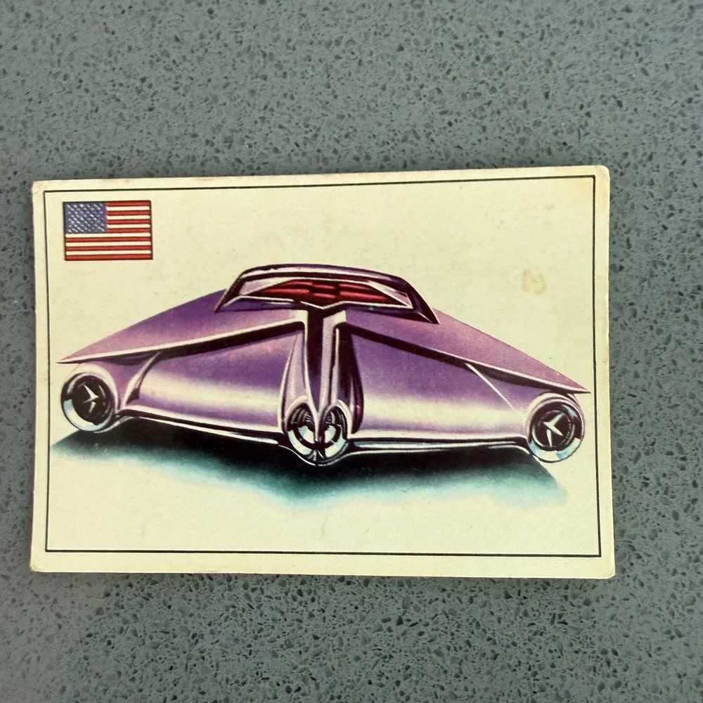Vintage 1971 Famous Cars Trading Cards Lot -‎ Citroen, Fiat, Volga, Violence